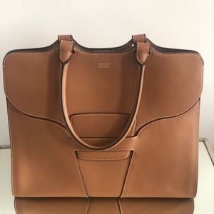 Giorgio Armani Tan Leather Bag